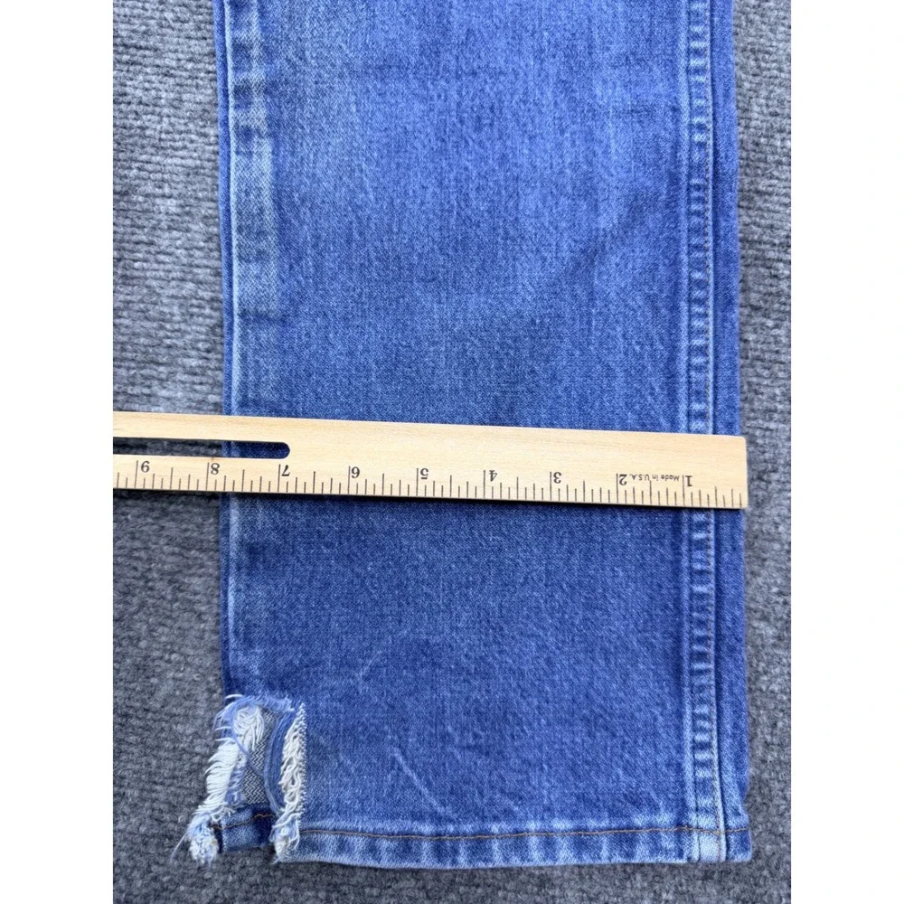 Wrangler 13MWZ Mens Blue Cowboy Cut Jeans 31x36‎ Made in USA Y2K Vintage Denim